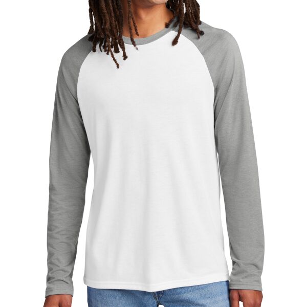 Unisex Tri Blend Long Sleeve Colorblock Raglan Thumbnail