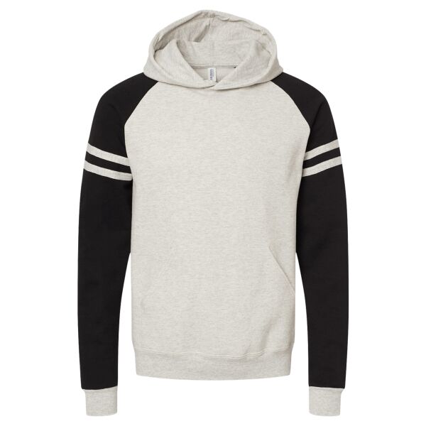 Unisex NuBlend ® Varsity Colorblock Hooded Sweatshirt Thumbnail