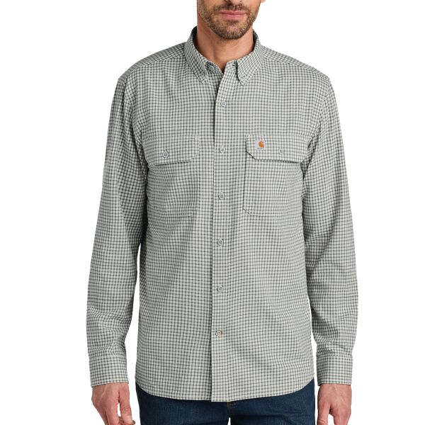 Rugged Flex ® Plaid Long Sleeve Shirt Thumbnail