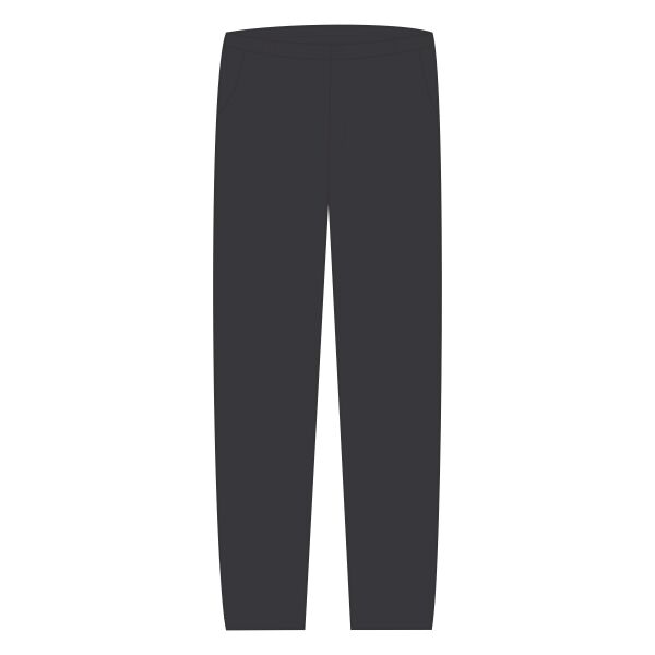 Plain Front Casual Cotton Pants Thumbnail